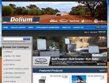 Tablet Screenshot of dolium.com.au